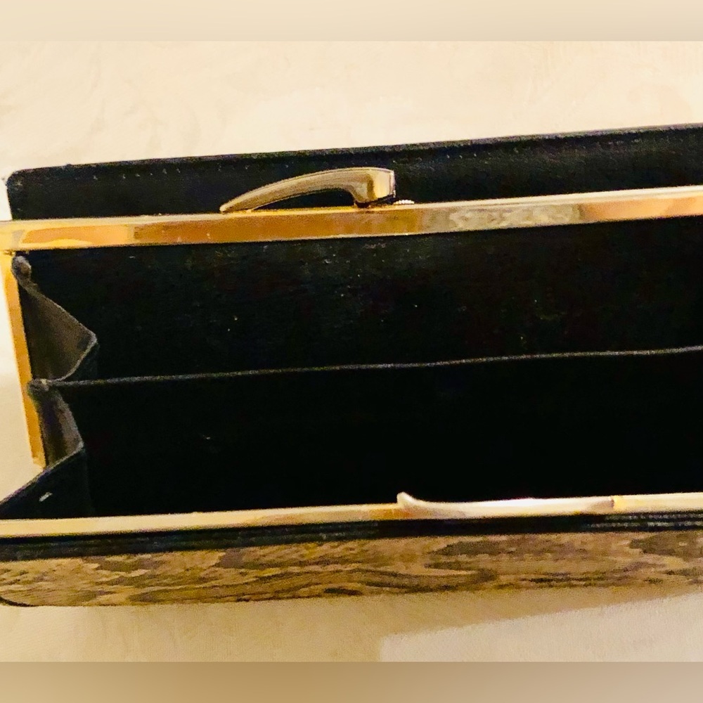 Vtg Custom Genuine Snakeskin long wallet with coin compartment - Picture 8 of 10